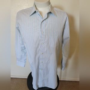 Tommy Bahama Blue Gray Striped Long Sleeve Shirt